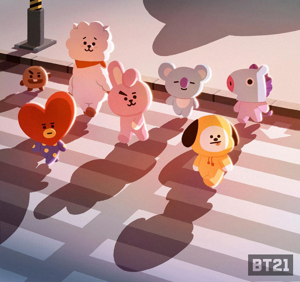  Bts  Bt21  Wallpaper  Desktop Blackpink Wallpaper 